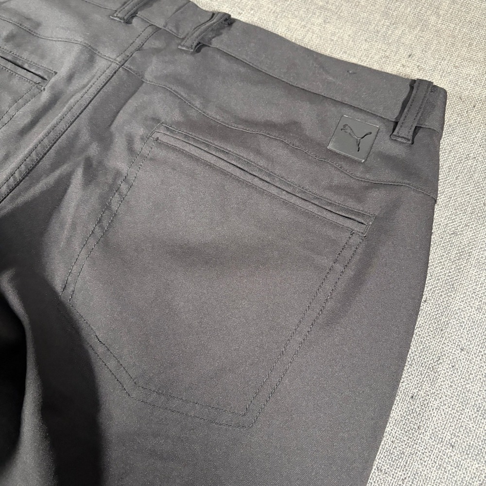 Puma Golf Pants Mens 30/30 Charcoal Grey Performance Technical 5-Pocket Trousers